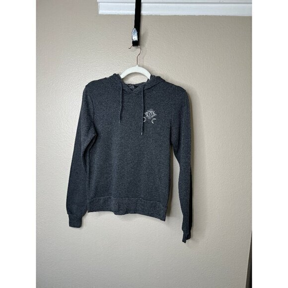 Rue 21 Women's Gray‎ Hoodie, gray hoodie, rue 21 hoodie, gray sweatshirt, - Picture 1 of 7